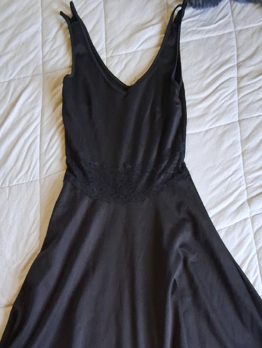 Rue21 Black Stretch V-Neck Top
